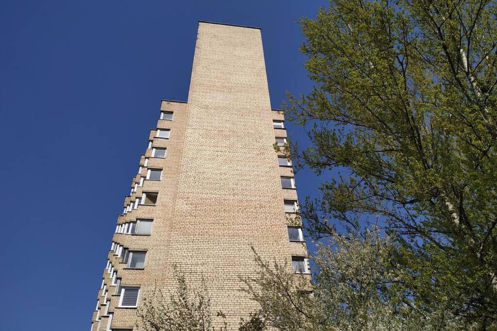 9Th Floor Amazing View Central Studio Apartment Vilnius Bagian luar foto