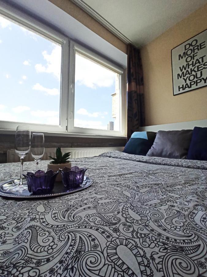 9Th Floor Amazing View Central Studio Apartment Vilnius Bagian luar foto